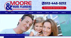 Desktop Screenshot of mooremoreplumbing.com